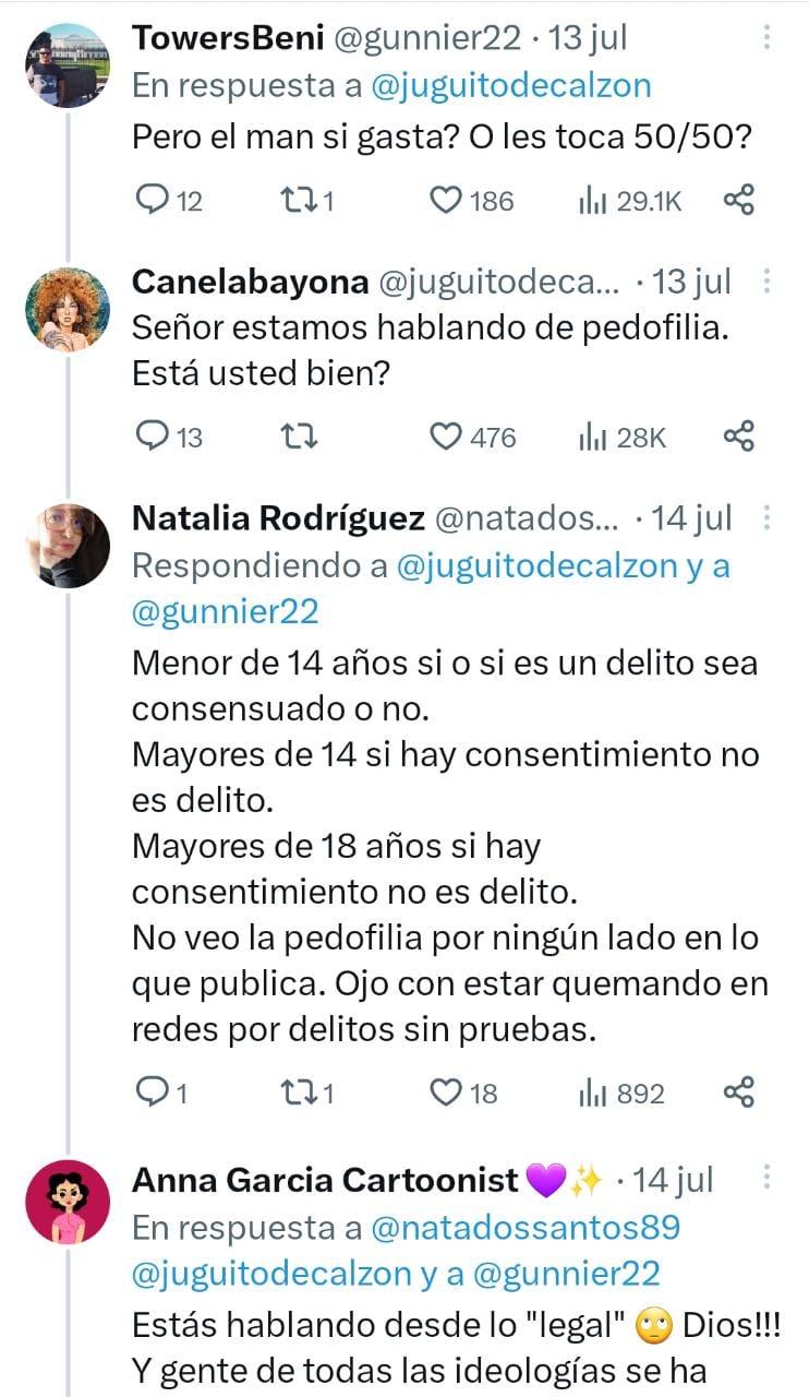 Replies under the tweet